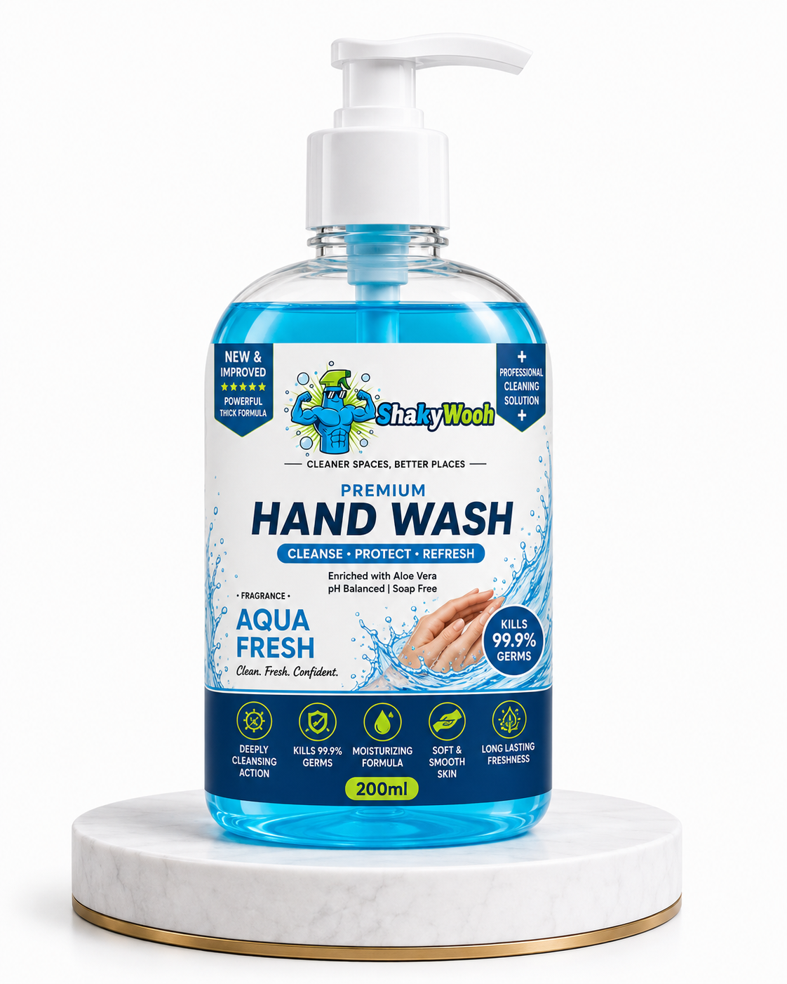Shakywooh Premium Hand Wash – Aqua Fresh