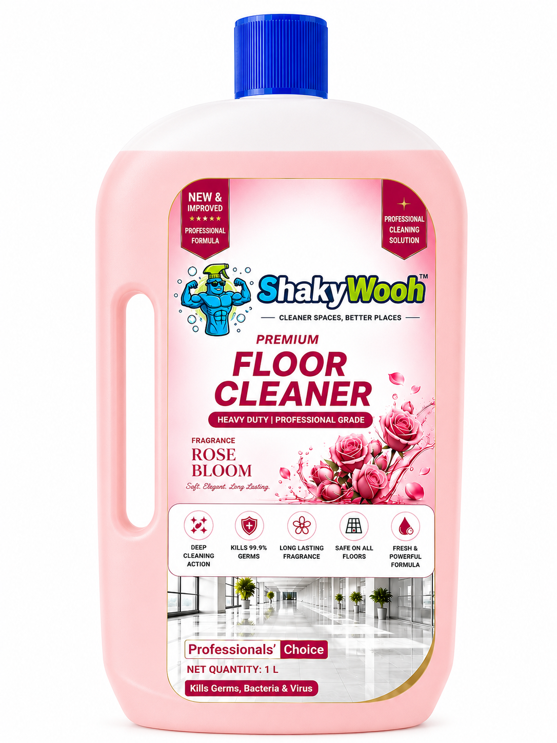 Shakywooh Premium Floor Cleaner Rose Bloom