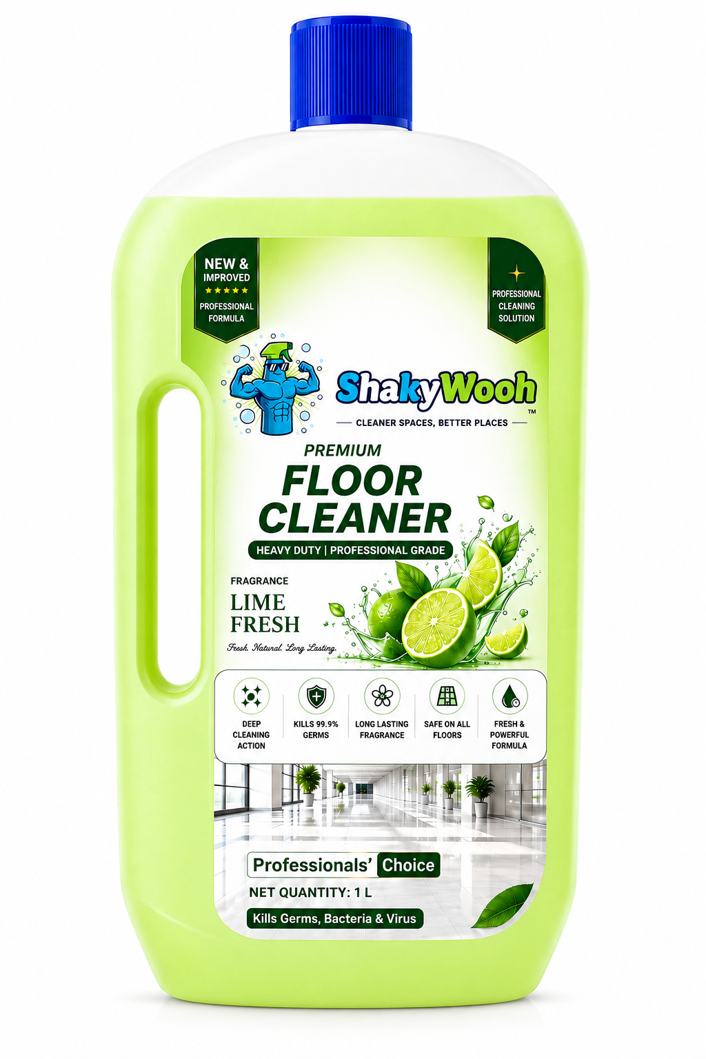 Shakywooh Premium Floor Cleaner Lime | 1L