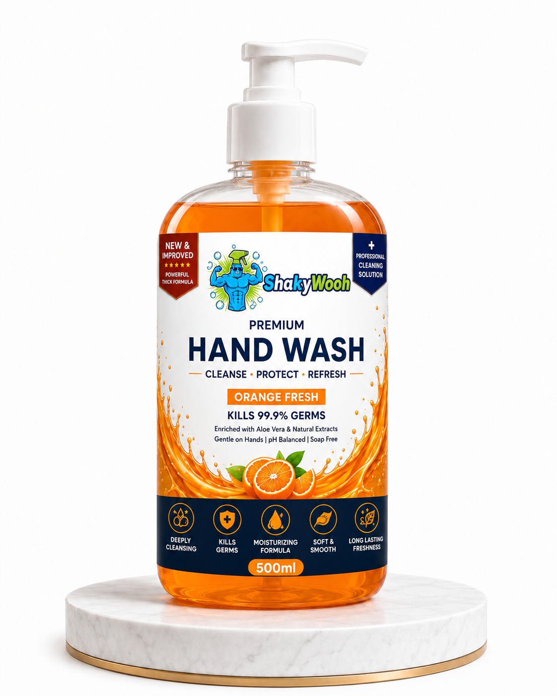 Shakywooh Premium Hand Wash – Orange Fresh