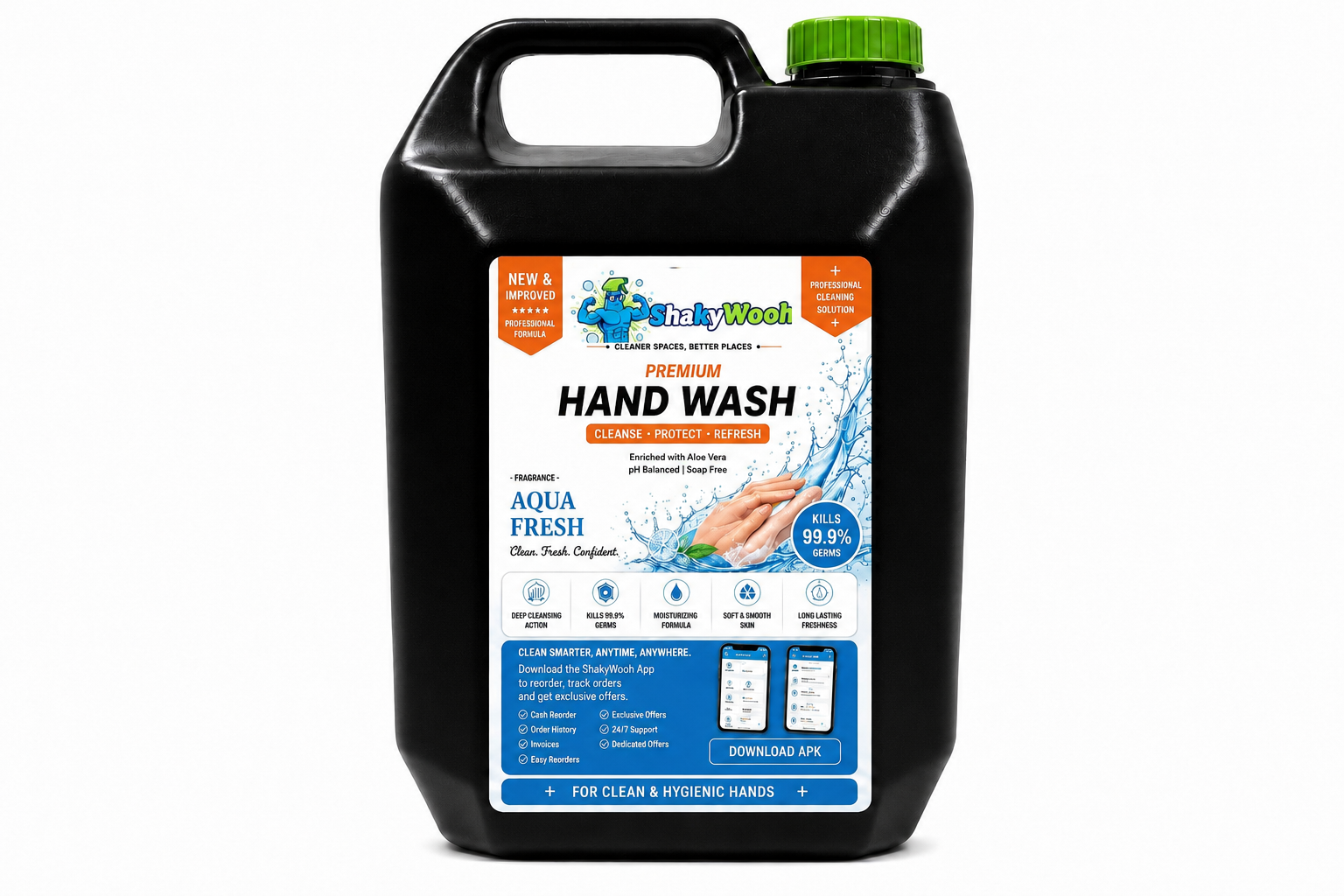 ShakyWooh Premium Hand Wash – Aqua Fresh